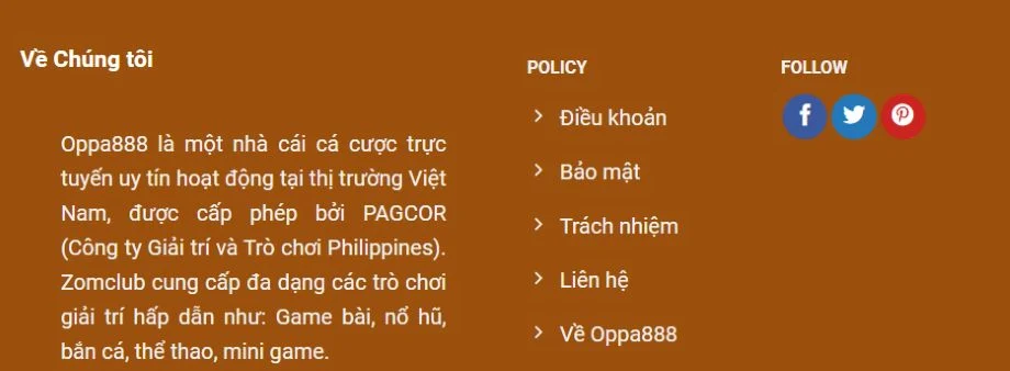 Nhà cái Oppa888 đảm bảo tính hợp pháp và an toàn cho bet thủ