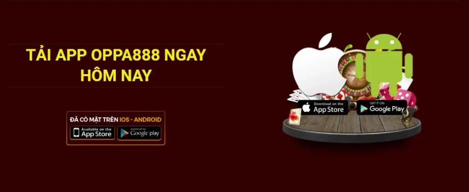 Tại trang chủ của nhà cái bấm chọn tải app Oppa888